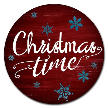 Signmission Christmas Tree Circle Corrugated Plastic Sign C-16-CIR-Christmas Tree